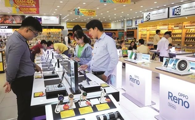 Không gian mua sắm hiện đại và đa dạng sản phẩm tại Thế Giới Di Động