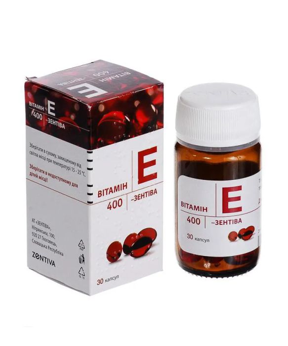 Vitamin E Đỏ Zentiva 400mg ảnh 1