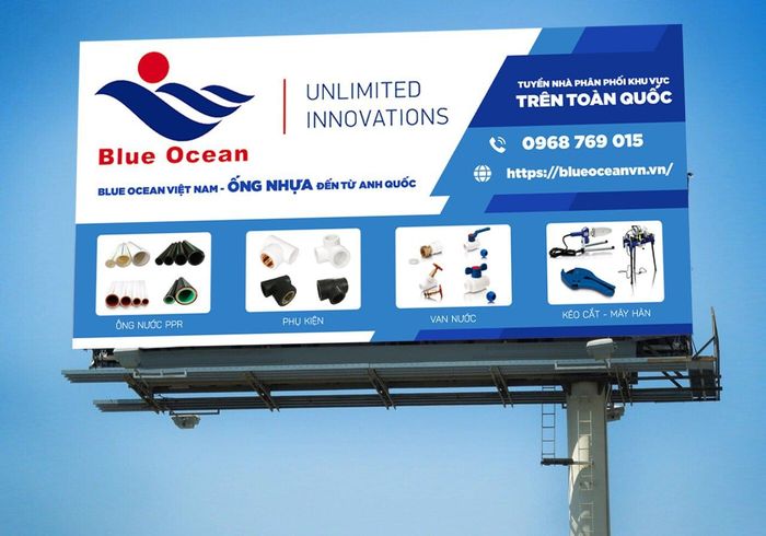 Hình ảnh ứng dụng thực tế sản phẩm Blue Ocean tại các dự án