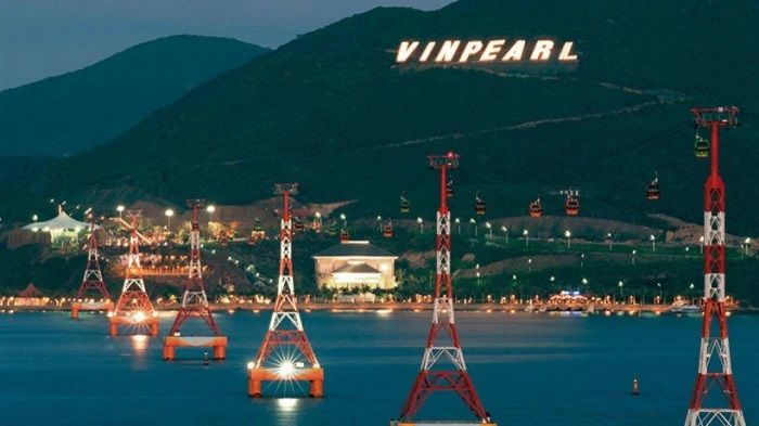Hình ảnh tuyến cáp treo Vinpearl Nha Trang - Dải lụa ánh bạc vắt ngang vịnh biển (Phần 2)