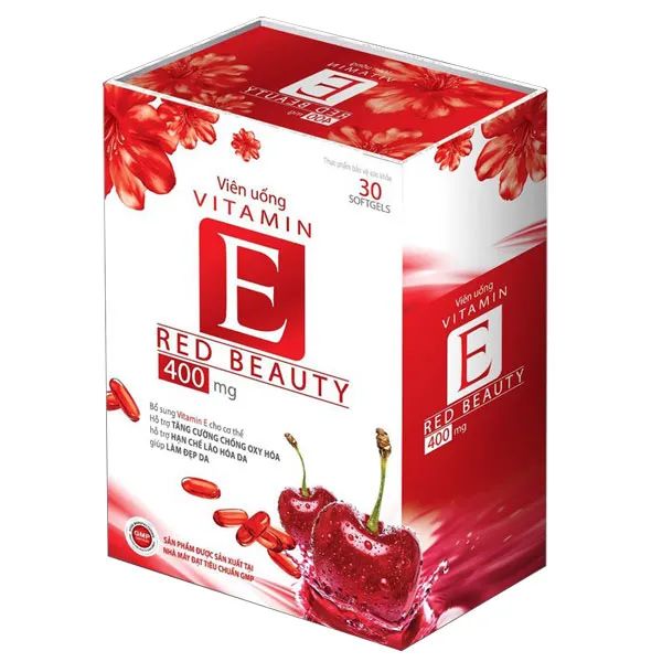 Viên uống Vitamin E đỏ E Red Skin Beauty Hình 1