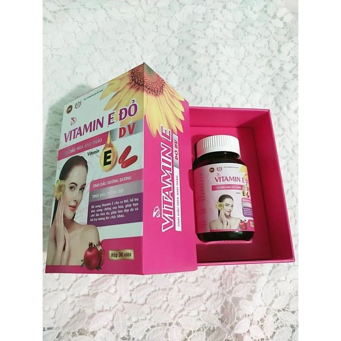 Viên Uống Vitamin E Đỏ Dược Vương Hình 2