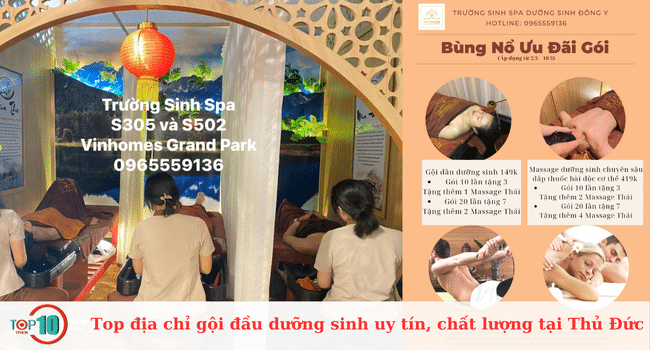 Những địa chỉ gội đầu dưỡng sinh đáng trải nghiệm nhất tại Thủ Đức