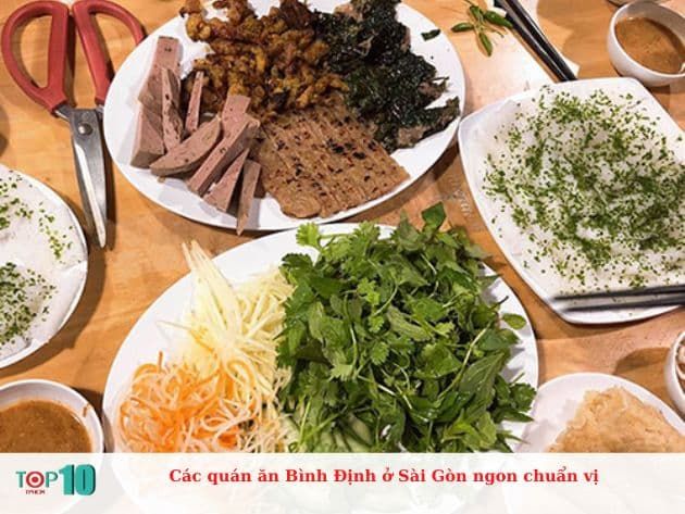 Hành trình thưởng thức ẩm thực Bình Định chuẩn vị tại Sài Gòn