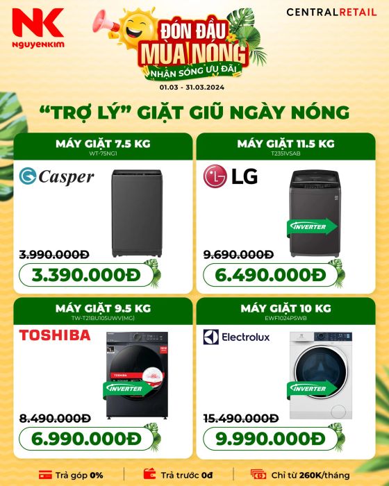 Góc trải nghiệm sản phẩm cao cấp tại Nguyễn Kim