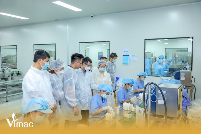 Hình ảnh dây chuyền sản xuất hiện đại tại Vimaccos Việt Nam