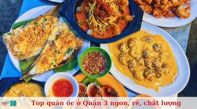 Ốc Hương Già - Quán ốc đắt khách bậc nhất Quận 3