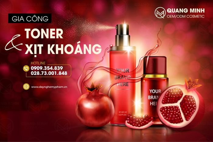 Hình ảnh dây chuyền sản xuất hiện đại tại Quang Minh Cosmetic