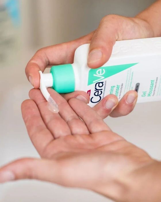 Hình ảnh minh họa Cerave Foaming Facial Cleanser - sản phẩm làm sạch sâu mà vẫn bảo vệ độ ẩm tự nhiên