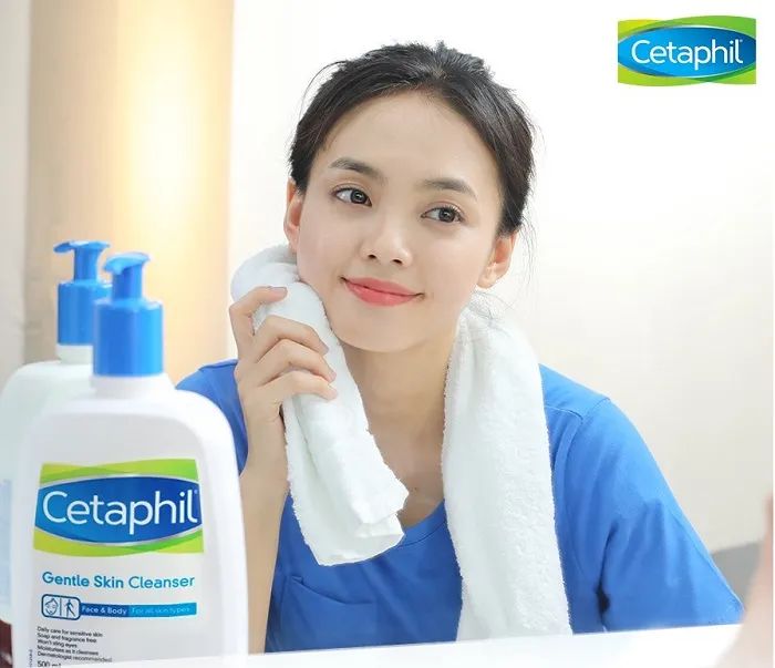 Hình ảnh minh họa Cetaphil Gentle Skin - sản phẩm làm sạch nhẹ nhàng không gây khô da