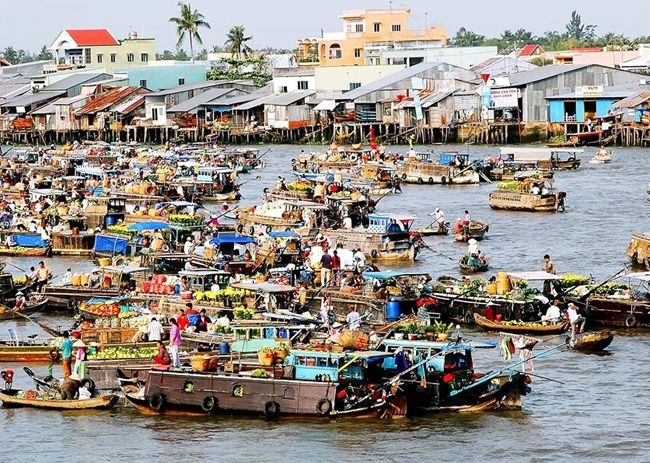Hình ảnh minh họa số 1 - Góc nhìn chân thực về chợ nổi (Nguồn: Internet)
