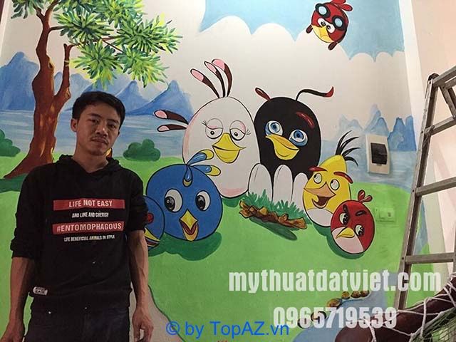 Dịch vụ vẽ tranh tường nghệ thuật cao cấp theo yêu cầu tại Hà Nội