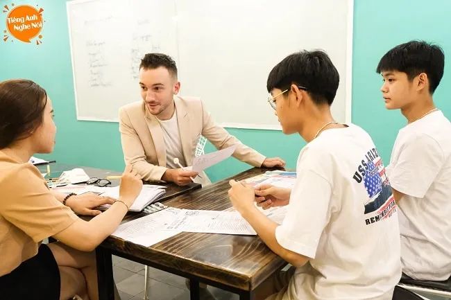 Không gian học tập tại Trung tâm Anh ngữ Nghe Nói