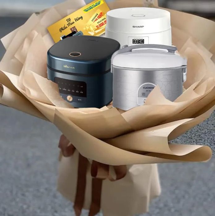 Góc trưng bày sản phẩm điện máy - nội thất đa dạng