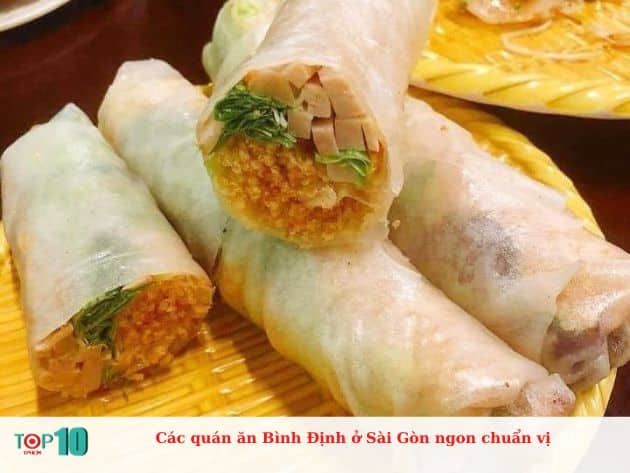 Khám phá tinh hoa ẩm thực Bình Định chuẩn vị tại Sài Gòn
