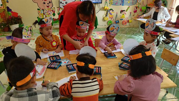 Hình ảnh lớp học Trường mầm non Cẩm Tâm