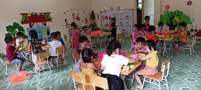 Hình ảnh khu vui chơi Trường mầm non Cẩm Tâm