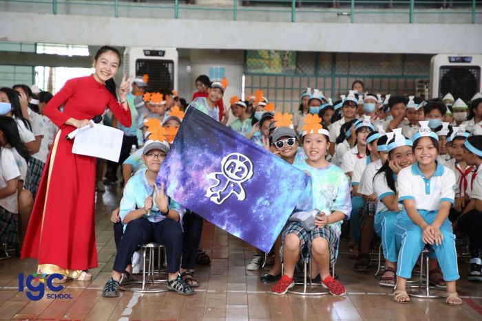 Toàn cảnh khuôn viên xanh mát của Trường Trịnh Hoài Đức