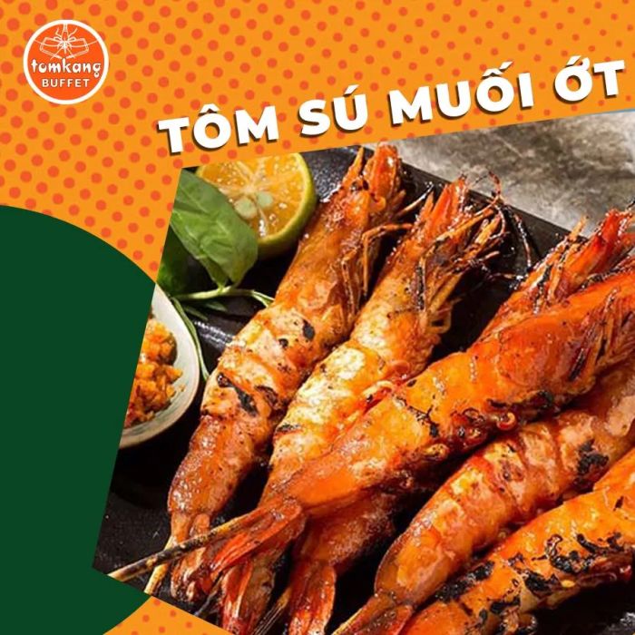 Không gian ấn tượng tại TomKang Buffet