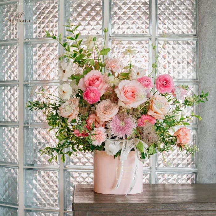 Tác phẩm nghệ thuật hoa tươi tại Liti Florist