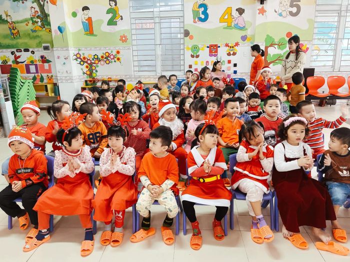 Trường Mầm Non Thiên Thần Nhỏ - Không gian học tập sáng tạo với góc Montessori và khu vui chơi phát triển đa giác quan