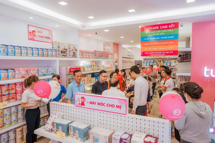 TutiCare - Khoảnh khắc đầu tiên tại thiên đường mẹ và bé, nơi mọi nhu cầu chăm sóc trẻ nhỏ đều được đáp ứng trọn vẹn.