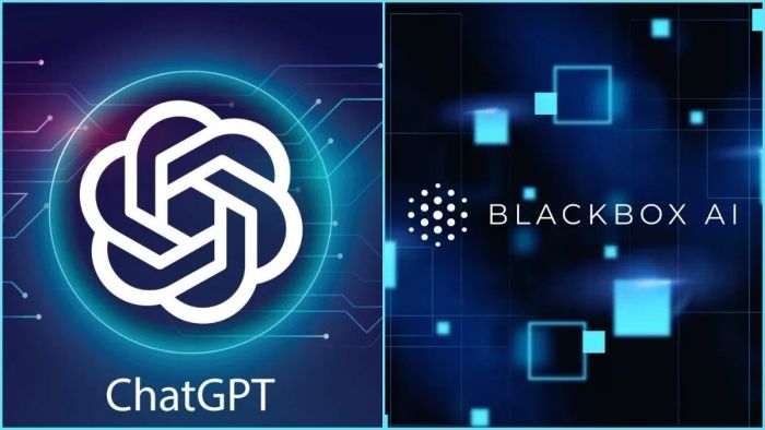 Điểm khác biệt giữa và Blackbox AI