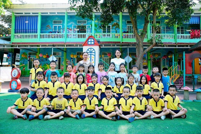 Hình ảnh lớp học hiện đại tại Trường Mầm non Thị Trấn