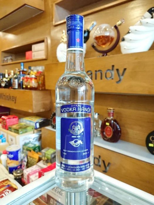 Hình ảnh Rượu Vodka Hà Nội Xanh 39.5%