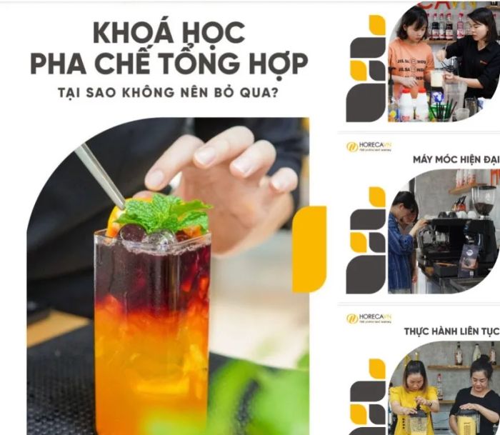 Học viên thực hành tại Horecavn Academy