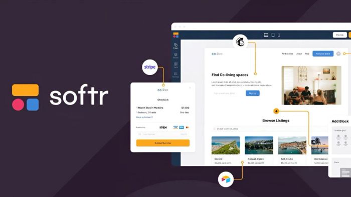 Những ưu điểm nổi bật khi sử dụng bảng giá Softr