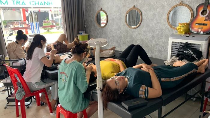 Hình ảnh thực tế kết quả nối mi tại HANH Nail & Eyelash