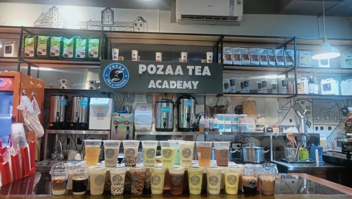 Hình ảnh lớp học tại Pozaa Tea