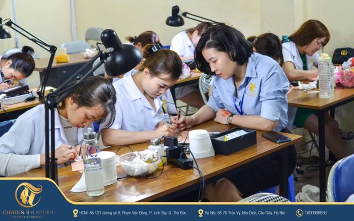 Hệ thống phòng thực hành hiện đại tại Chihun Academy