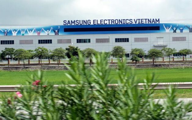 Hình ảnh tổ hợp công nghệ Samsung tại Yên Phong - Bắc Ninh