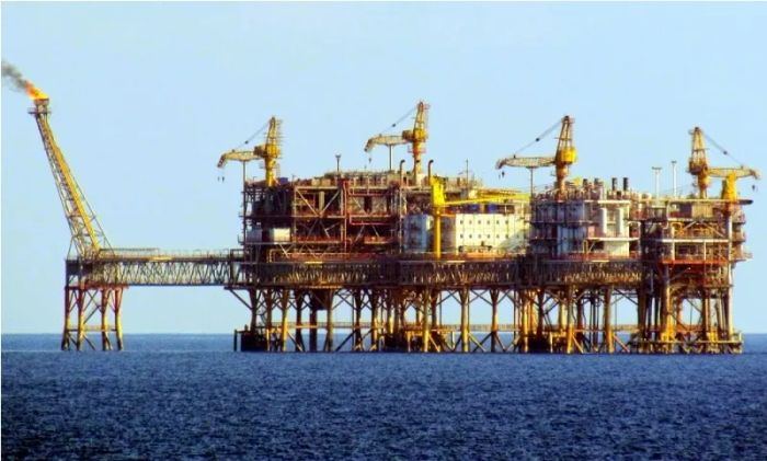 Hình ảnh giàn khoan MSP1 - Biểu tượng khai thác dầu khí Việt Nam