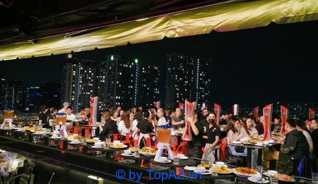 địa điểm nhậu trên cao ở Sài Gòn