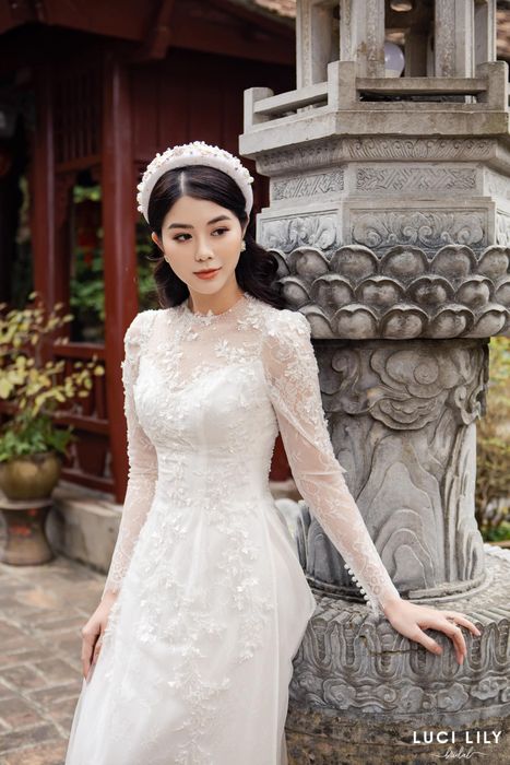 Hình ảnh: BST áo dài cưới đôi tinh tế tại Luci LiLy