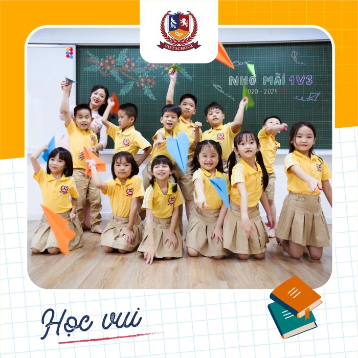 Hình ảnh ấn tượng về hệ thống Trường Vietschool