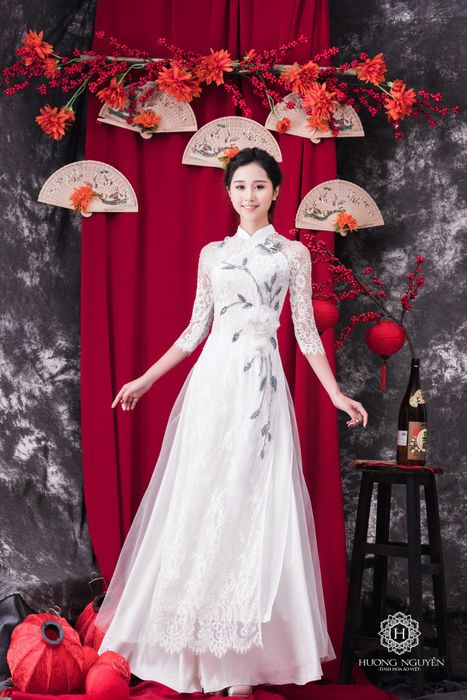 Hình ảnh: BST áo dài cưới đôi ấn tượng tại Hương Bridal