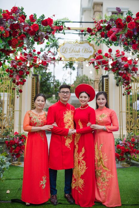Hình ảnh: Áo dài mẹ cô dâu sang trọng tại Thu Liễu