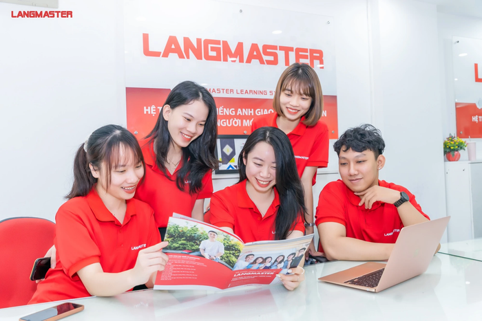 Hình ảnh minh họa lớp học tại Langmaster