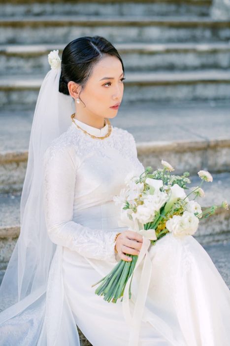 Hình ảnh: Bộ sưu tập áo dài cưới tinh tế từ Quỳnh Anh - Juliette Bridal