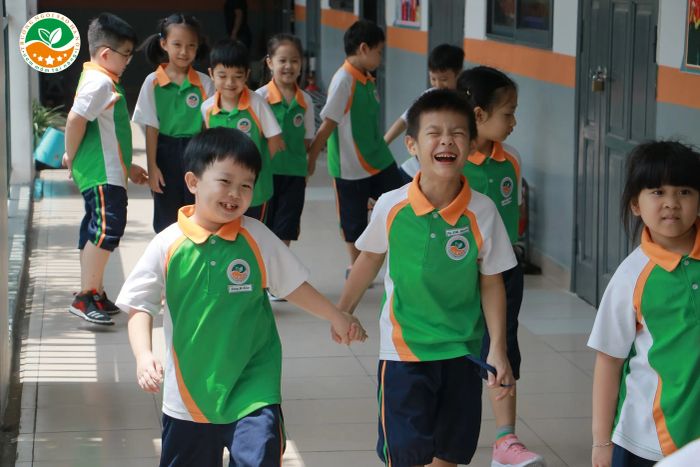 Khuôn viên xanh mát của Trường Ngôi Sao Hà Nội - Nơi ươm mầm những tài năng tương lai