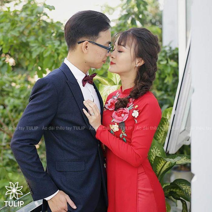 Hình ảnh: Áo dài thêu tay cao cấp từ Tulip - Tác phẩm nghệ thuật truyền thống