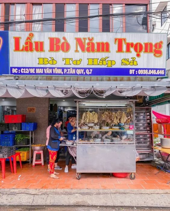 Lẩu Bò Năm Trọng - Địa chỉ lẩu bò lâu năm uy tín