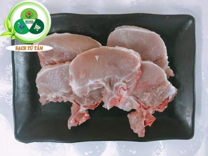 Góc trưng bày rau củ hữu cơ tươi ngon tại Tí Garden