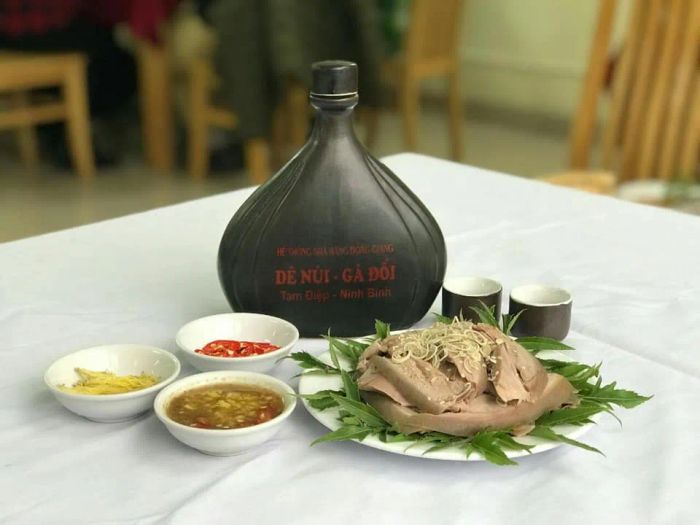 Hình ảnh đặc trưng của Nhà hàng dê núi Đông Giang