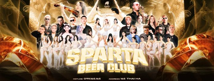 Không Gian Sôi Động Tại Sparta Beer Club