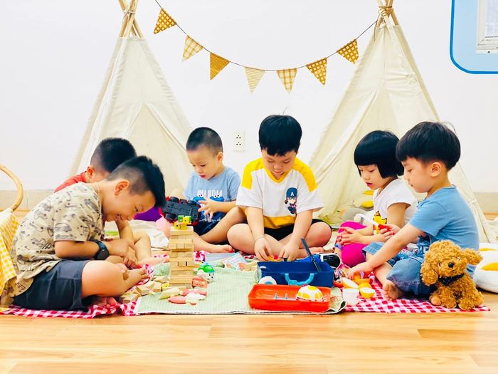 Hình ảnh đầu tiên về ngôi trường mầm non song ngữ American Montessori School AMSS - không gian học tập lý tưởng
